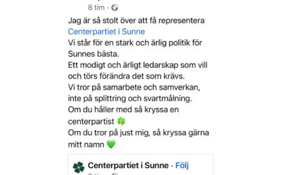 Replik till Centerpartiet